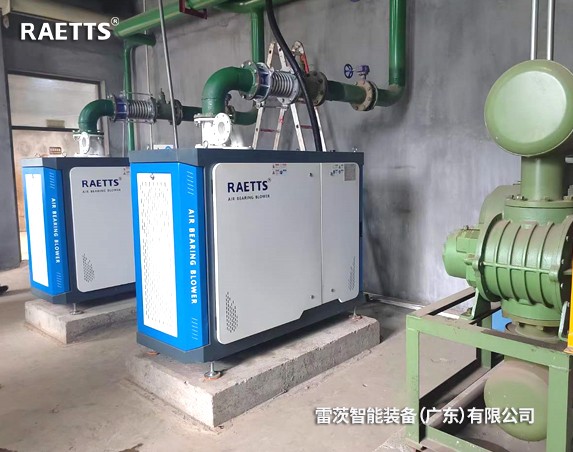 2臺(tái)22kW雷茨空氣懸浮風(fēng)機(jī)改造后一年節(jié)能15萬元