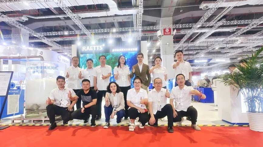 雷茨亮相上海世環(huán)會：成為上海國際水展風(fēng)機節(jié)能風(fēng)向標！